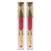Color Elixir Honey Lip Lacquer - 20 Indulgent Coral by Max Factor for Women - 0.12 oz Lipstick - Pack of 2