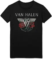 [Van Halen] Unisex Adult 84 Tour Back Print T-Shirt