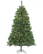 Sterling Tree Company 7ft Pre-Lit Montana Pine With 500 Clear Incandescent Lights