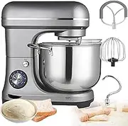 2000W 10L Dough Mixer – Commercial Stand Mixer with Dough Hook, Whisk & Beater for Bread, Cake & Pizza Baking