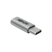 Tripp Lite USB C to USB Micro-B USB 2.0 Hi-Speed Adapter Compact USB Type C