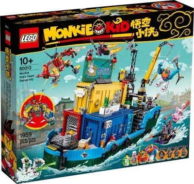 LEGO MONKIE KID: Monkie Kid's Team Secret HQ (80013) New Sealed