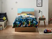 Bingo Bed Frame - King Single / Aqua