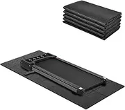 WERCHO Foldable Treadmill Mat 63"x32",1/4" Thick, Treadmill Mats for Carpet Floor Waterproof Non-Slip Exercise Equipment Mat for Walking Pad Bike Trainer Rowing Machine Elliptical Home Gym Workout