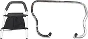 Secure Bed Rail Sturdy Anti Slip Safety Bedroom Handrail Assisting Elderly Pregnant Women Stainless Steel Material