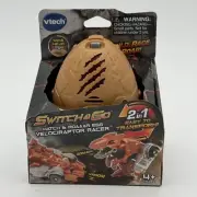 VTech Switch and Go Hatch and Roaaar Egg Velociraptor Racer 2 In 1 Easy To Trans