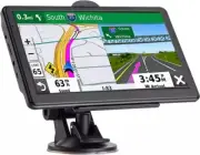 Car Truck GPS Navigation 7.2 Inch Touch Screen 2024 Garmin Maps Voice Direction