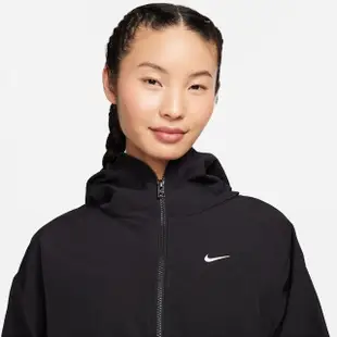 【NIKE 耐吉】外套 女款 運動連帽外套 AS W NSW TREND WVN JKT 黑 FN3670-010