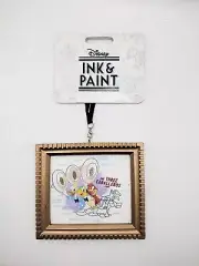 Disney Parks The Three Caballeros Framed Canvas Ornament - Ink & Paint