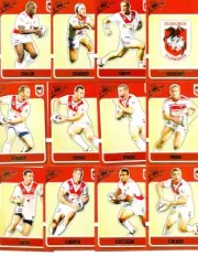 2009 NRL Select Classic Common 12 card team set - St George Illawarra dragons