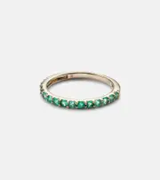 [Stone and Strand] Stone and Strand Forever Birthstone 14kt gold ring with emerald N gold