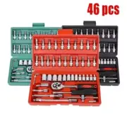 46/53 Piece/Set 1/4-Inch NEW Car Repair Tool Kit Socket Set Car Repair Tool