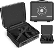 Travel Case for Mini, Hard Case with Exact Cut Foam Hold for Mini Dish, DC Power Cable, Kickstand, Power Supply, Mini Outdoor Carrying Case