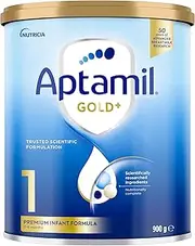 Aptamil Gold+ 1 Baby Infant Formula From Birth to 6 Months, 900 g, No Flavor Available
