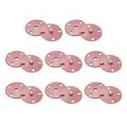 8 Sets Sewing Snap Buttons, Press Buttons Snap Fasteners 23mm, Pink