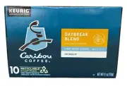 Caribou Coffee Daybreak Blend Light Roast Coffee Keurig K Cups 10 ct 4.1 oz