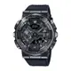 CASIO卡西歐 G-SHOCK 百搭酷黑時尚 金屬錶殼 人氣雙顯 GM-110BB-1A_48.8mm