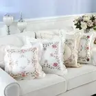 Square Pillowslips Pillow Covers Embroidered Throw Bedding Home Bedroom Decor