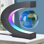 Magnetic Levitation Floating Globe with LED Lights 3 inch Map Globe with C Sh...