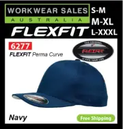Flexfit Cap Navy, Perma Curve Hats 6277 Caps Flex fit
