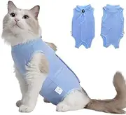 TEOZBLU Recovery Suit Cat, Professional Recovery Suit, Cat Body After Surgery Recovery Suit Clothing, Cat Anti Licking Pyjama Suit