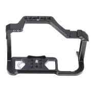 US Camera Cage Stabilizer+Cold Shoe 1/4" 3/8" Mount for Canon EOS R5C R5 R6 DSLR