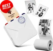 M02S 300DPI Bluetooth Thermal Printer – Portable Inkless Photo & Sticker Maker