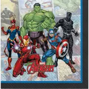 Marvel Avengers Powers Unite Large Napkins / Serviettes (Pack of 16)