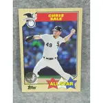  2017 TOPPS 1987 #87-145 CHRIS SALE CHICAGO WHITE SOX