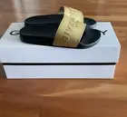 Givenchy Tonal Logo Rubber Slide Sandal - Gold IT 36 / US 6