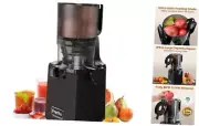 Cold Press Juicer Machines, 5.3'' Self Feeding Slow Masticating Juicers Black
