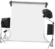 5ft×7ft Solid White Backdrop Portrait Background for Photography Studio
