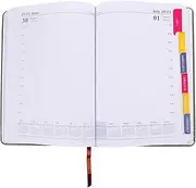 Operitacx Daily Planner Convenient Academic Planner Notebook for Easy Scheduling for Travel Office and Home Use Multi Function Diary for Weekly Monthly and Daily Plans
