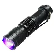 Ozoffer UV Ultra Violet LED Flashlight Blacklight Light 365 nM Inspection Lamp Torch
