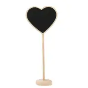 15Pcs Wooden Blackboard Chalkboard Mini Message Notice Board Table Wedding Party Decoration
