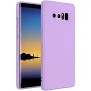 MCC For Samsung Galaxy Note 8 Soft Liquid Silicone Shockproof Case Cover Note8 N950 [Light Purple]