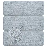Bulletproof Microfiber Mop Replacement Heads - Washable Pads for Floor Cleani...