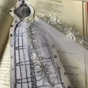 Bookmark Vintage Inspired Vintage Button Junk Journal Bible Granny Core