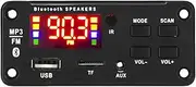 12V Car Mp3 Decoding Board - 12V Decoding Audio Receiver Module with Remote Control | 5.0 Screen Display Receiver, Playback Amplifier Support Call Recording Function
