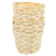 5 Pcs Mini Baskets for Gifts Storage Woven Flower Practical