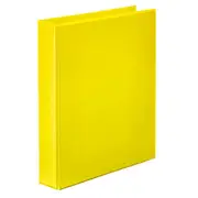 Marbig Clear View Insert Ring Binder Folder 2D 38mm A4 Yellow Box 12