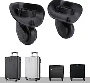 [Jectse] 2Pcs Luggage Suitcase Wheel, Left & Right Luggage Suitcase Swivel Wheels, PVC Load‑Bearing Wheels Replacement for Bags, Luggage, Trolley Suitcase(Dia 49mm Wheels)