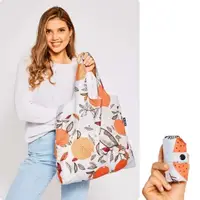 在飛比找momo購物網優惠-【ENVIROSAX】折疊環保購物袋─園丁樂趣 朝氣橘