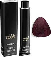 [Créé] Professional Permanent Hair Color 100ml 3.4 Fl.Oz. (Red Mahogany 5.56)