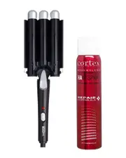 Cortex TrebleMaker 3-Barrel Waver & Hairspray Set