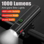 Bike Light 4800mAh Flashlight USB Charging MTB Road Cycling Lamp Accessories