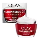 Olay Niacinamide 24 + Vitamin E +NIGHT Face Cream 50ml Hydrate- Renew-Age Defy