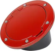 Car Fuel Tank Gas Cap Cover Compatible For Jeep Wrangler JK 2007 2008 2009 2010 2011 2012 2013 2014 2015 2016 2017 Accessories(Red)