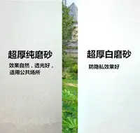 在飛比找樂天市場購物網優惠-自粘磨砂窗戶玻璃紙透光不透明浴室衛生間貼紙辦公室貼膜防窺窗紙