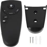 1Pc Ceiling Fan Remote Wireless Remote Replacement Remote with Bracket UC7083T Compatible with Hampton Bay with Reverse Button Black